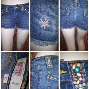New Massimo Supply Co. Embellished shorts
